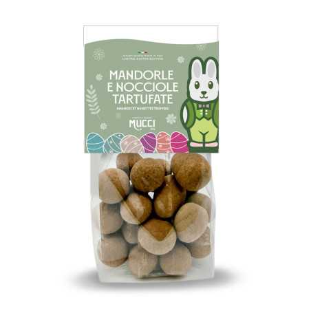 Mandorle e Nocciole Tartufate - bustina 100 gr