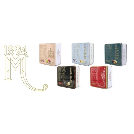 Mandorle e Nocciole Assortite in monodose - SCATOLA IN LATTA 380gr.