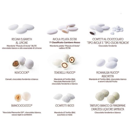 Perla - Kit degustazione per matrimoni, comunioni, cresime 280gr.