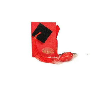 Libricini Laurea con 5 confetti rossi assortiti in monodose