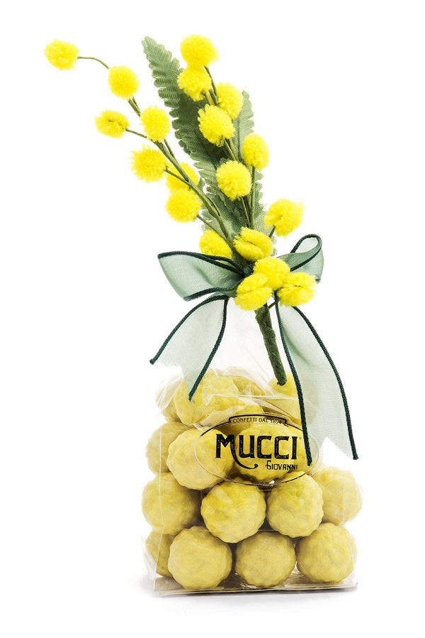 Mucci Dragées Fior di Mimosa<sup>®</sup> al Limoncello Bustina 75gr.